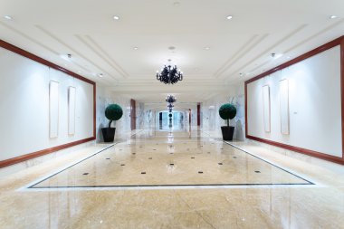 Lüks otel koridor iç