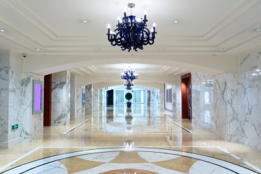 Lüks otel koridor iç