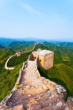 Great wall in China clipart