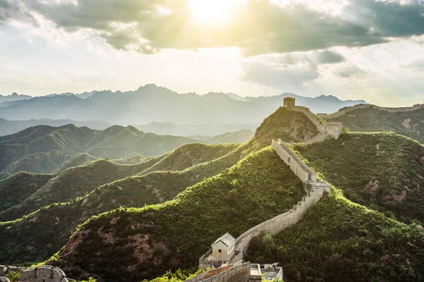 Великая стена в Китае — стоковое фото