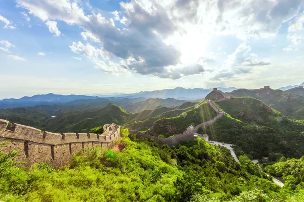 Große Mauer in China — Stockfoto