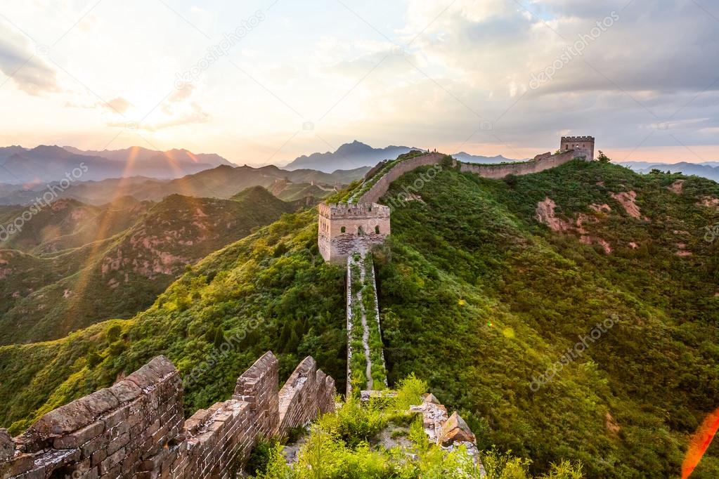 Great wall in China