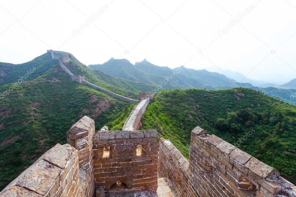 Great wall in China