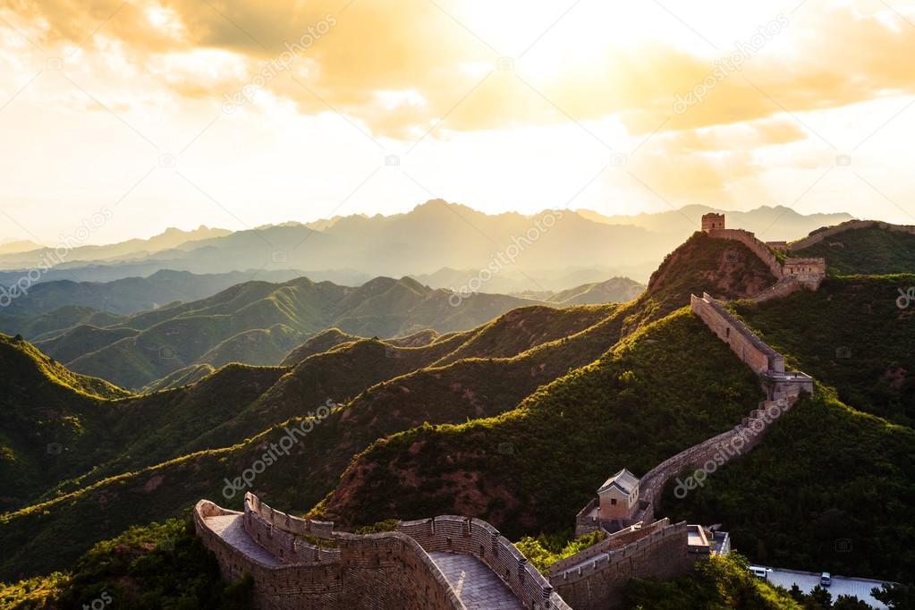 Great wall in China