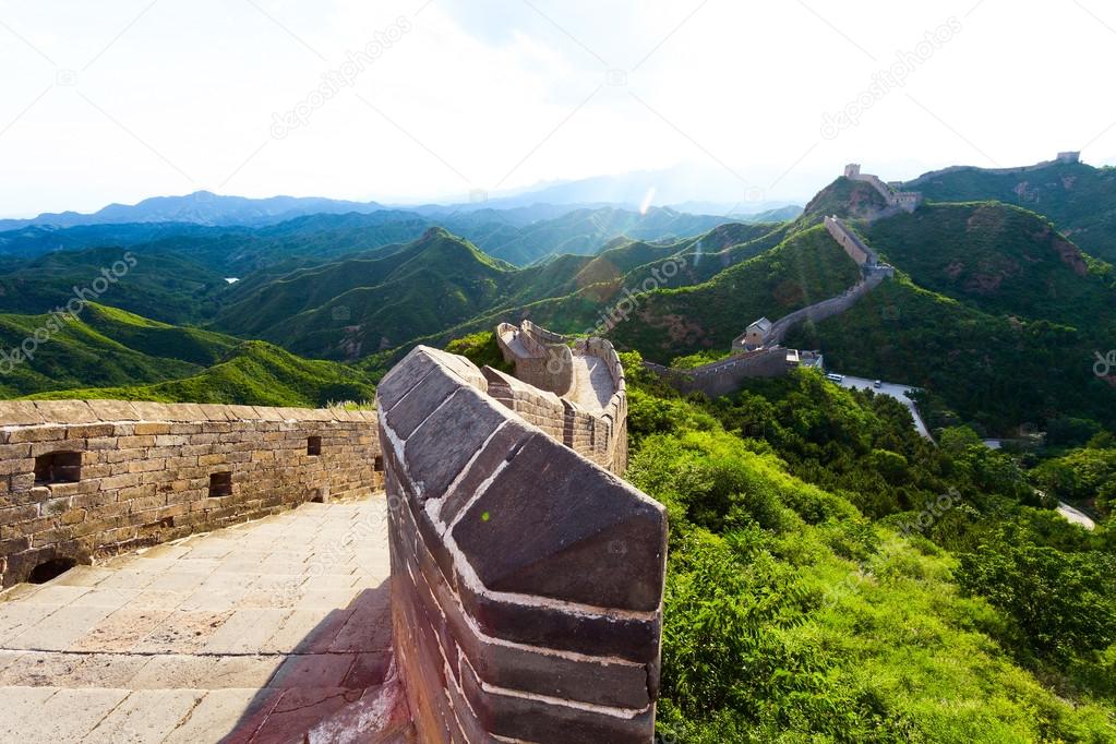 Great wall in China