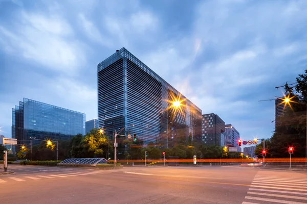 Panoramic skyline and modern buildings — Stock Photo, Image