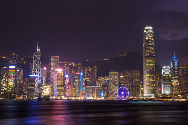 Panoramic skyline and modern buildings