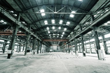 Boş yere terk edilmiş fabrikası