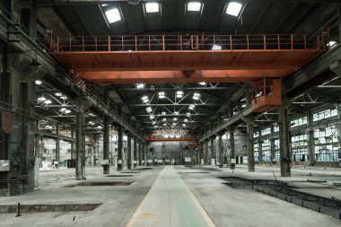 Boş yere terk edilmiş fabrikası