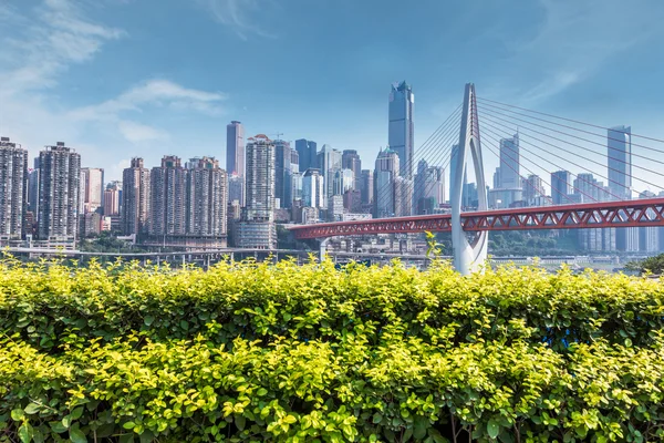 Chongqing modern panoramik manzarası