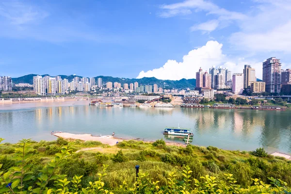 Skyline panorámico moderno de Chongqing —  Fotos de Stock