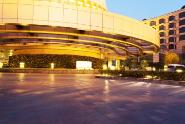 boş alanı ve modern Bina dış