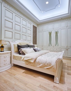 modern yatak odası iç ve dekor