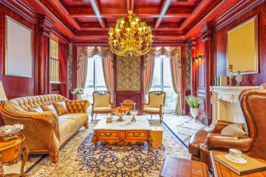 lüks salon iç ve dekorasyon