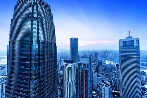 Skyline der modernen Stadt Chongqing — Stockfoto