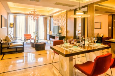 Lüks oturma odası. 