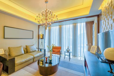 Lüks oturma odası. 