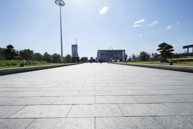 manzarası ile modern Şehir Meydanı