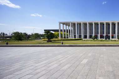 manzarası ile modern Şehir Meydanı