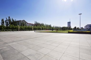 manzarası ile modern Şehir Meydanı