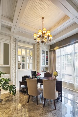 lüks lobi odası iç ve dekorasyon