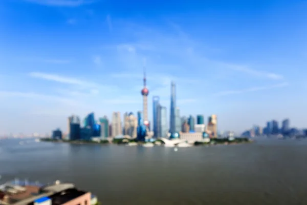 Horizonte panorámico de Shanghai y lugares de interés —  Fotos de Stock