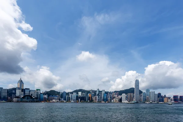 Panoramatické panoráma a panorama Hong Kongu — Stock fotografie