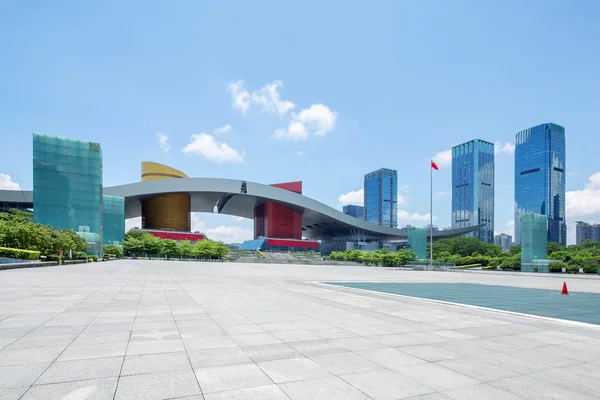 Shenzheng Çin'in bir dönüm noktası boş kare — Stok fotoğraf