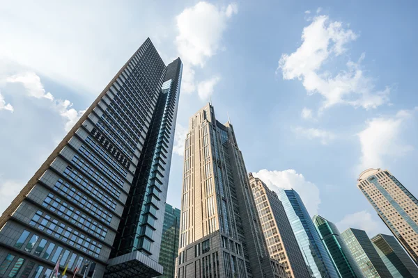 Skyscrapers in a modern city — Stock Photo, Image