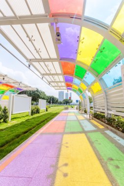 kaldırım bir park ile Grönland