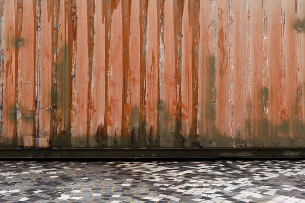 Fence of construction site — Stock Photo, Image