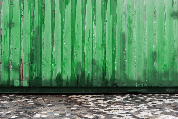 Cerca de canteiro de obras — Fotografia de Stock