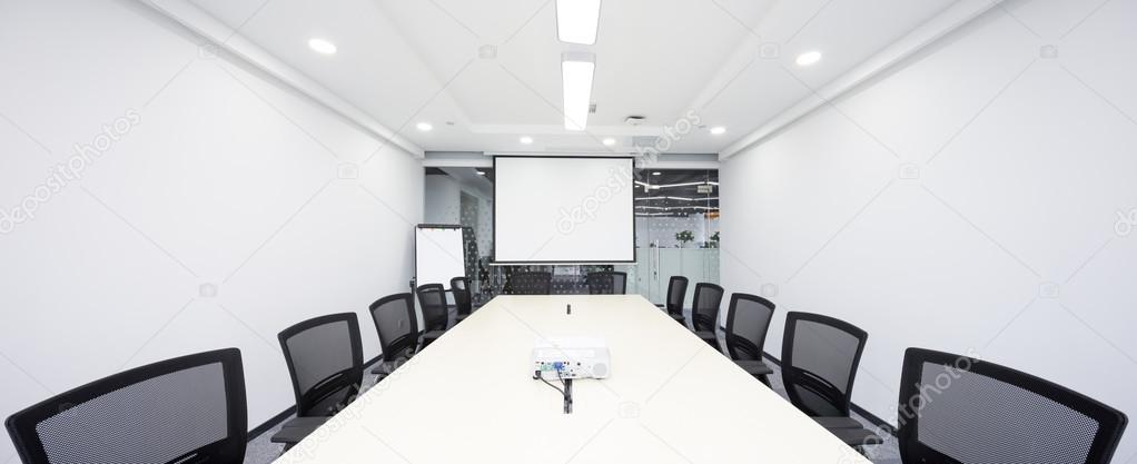interior of meeting room in moder office