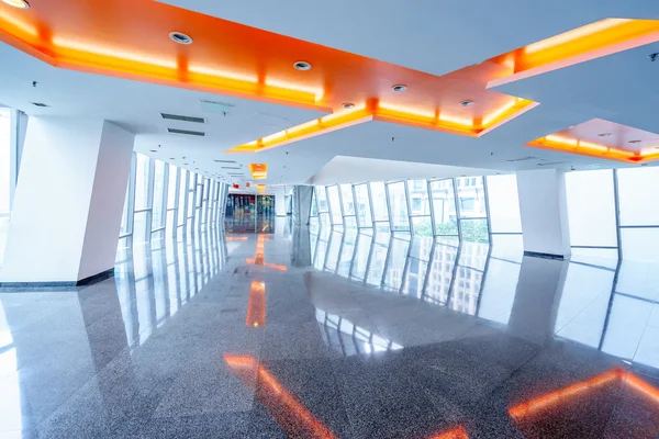 Boş koridor cam — Stok fotoğraf