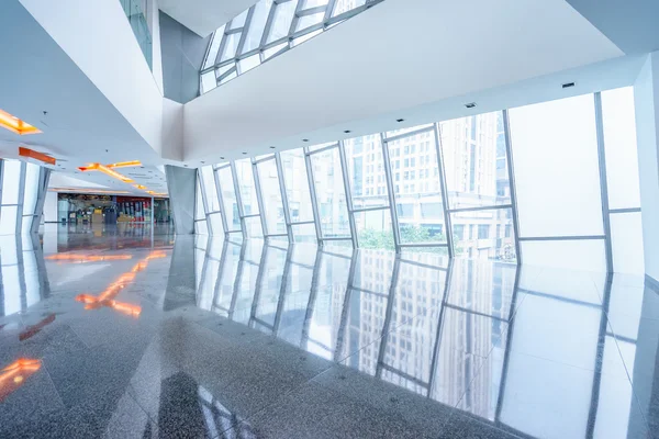 Empty corridor glass — Stock Photo, Image
