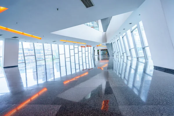 Empty corridor glass — Stock Photo, Image