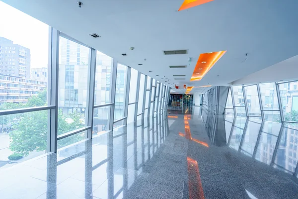 Vidro corredor vazio — Fotografia de Stock
