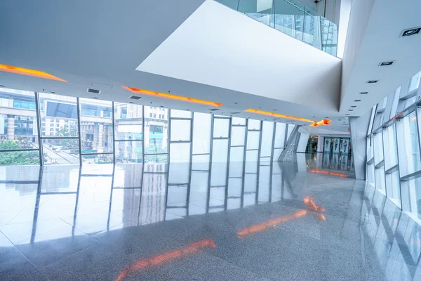 Empty corridor glass — Stock Photo, Image