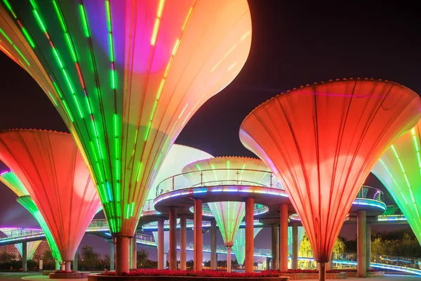 Paisagem noturna do parque — Fotografia de Stock