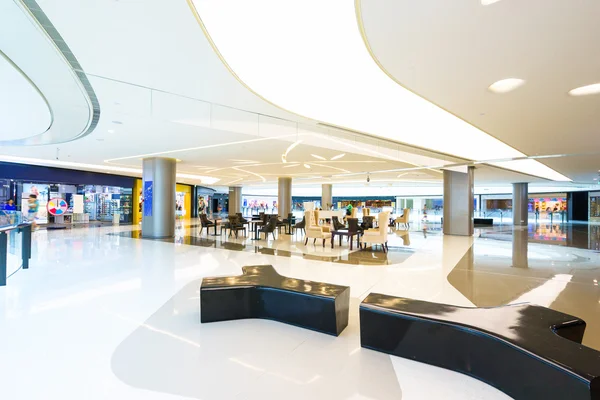 Hall interior with shops — Stock Photo, Image