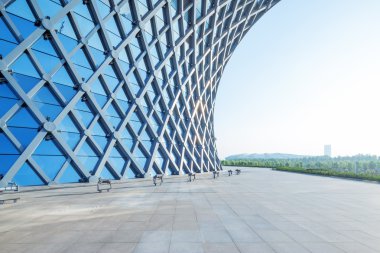 Bina dış boş yere ile parçası