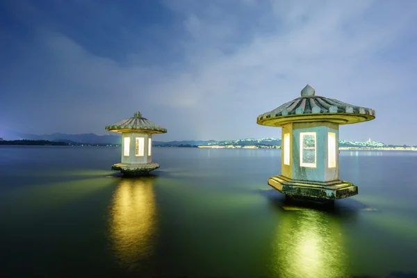 Antique architecture in West Lake — Stock Photo, Image