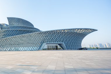 Modern Bina dış boş yere ile