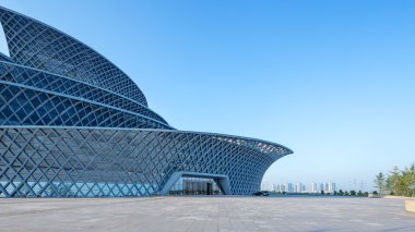 Modern Bina dış boş yere ile