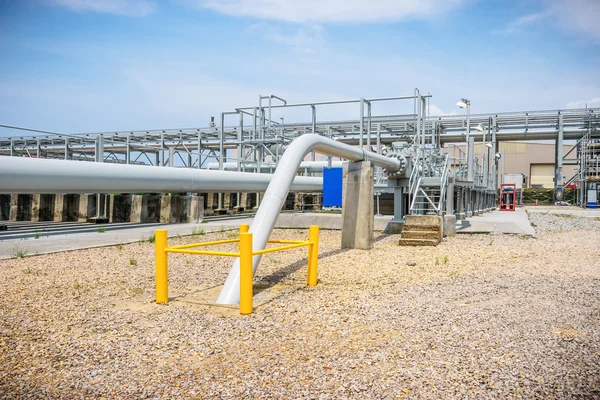 Structure of oil refinery plant — Stock Photo, Image