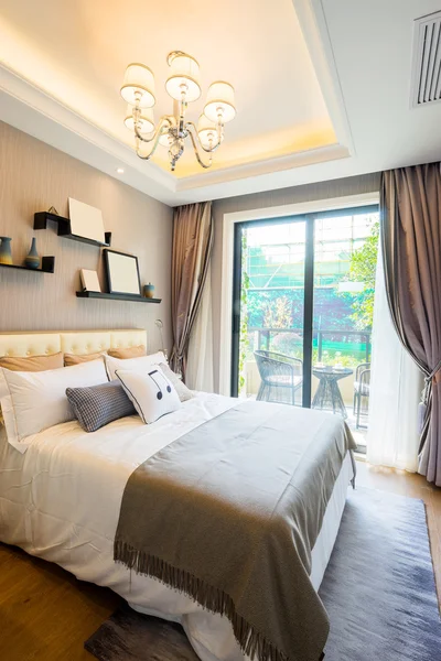 Interior dari kamar tidur modern kosong — Stok Foto