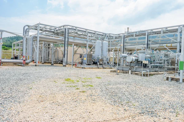 Oil refinery stands — Stock Photo, Image