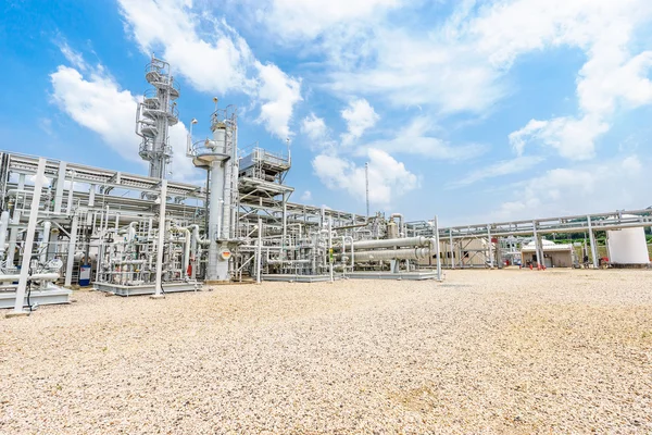 Oil refinery stands — Stock Photo, Image