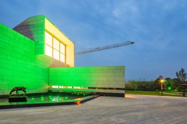 Dış açık gökyüzünde modern Villa