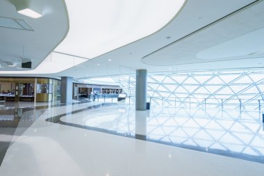 koridor büyük billboard alışveriş merkezi ile